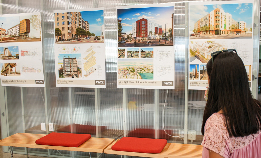 Arcus Social Justice Corps fellows hear from professionals at PYATOK architecture + urban design, 2024.