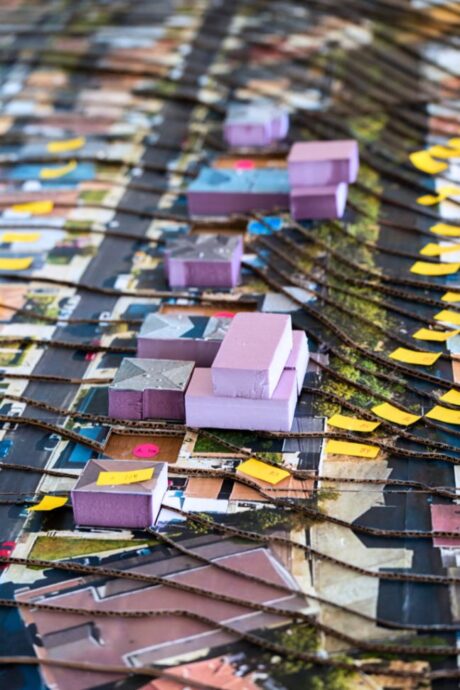 close up of LAEP student work models